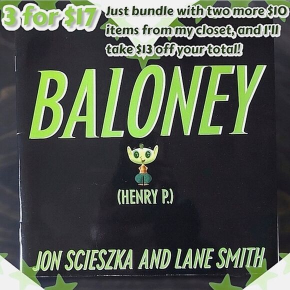 Vtg Y2K Kid's Book | Baloney (Henry P.) By Jon Scieszka - Picture 1 of 12